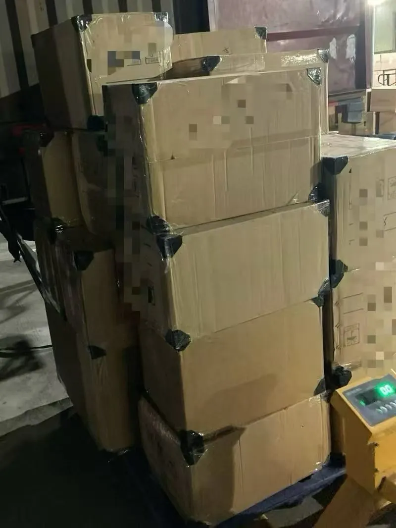 Wholesale cartons being prepared for dispatch